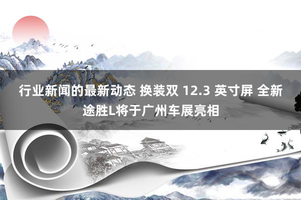 行业新闻的最新动态 换装双 12.3 英寸屏 全新途胜L将于广州车展亮相